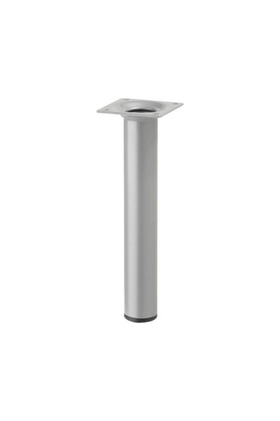 OEM Tarrox στρογγυλό πόδι επίπλου Ø30x100 mm, ασημί