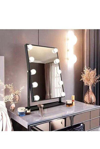 DUNISO Smart Touch Control Electric Tabletop Makeup Mirror，Hollywood makeup m...
