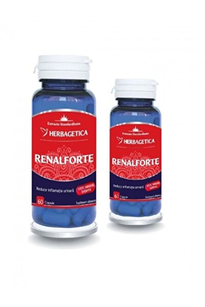 herbagetica Renal Forte (60+10 capsule) – Pachet Promo cu 10 Capsule Cadou, f...