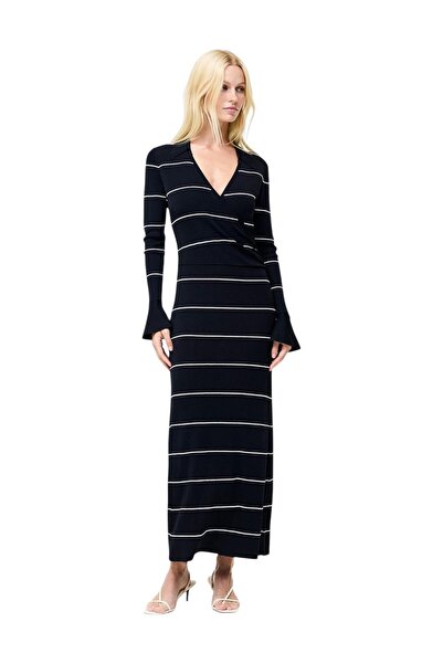 French Connection Women Ottie Knitted Stripe Maxi Dress