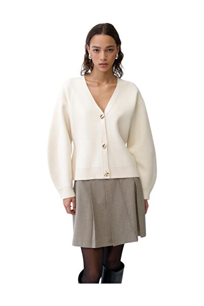 French Connection Women Missy Knit Cinched Waist Cardigan
