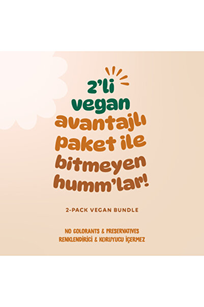 Humm Organic Organik Çubuk Kraker Atıştırmalık Paketi - 2 Adet (2 Çeşit)