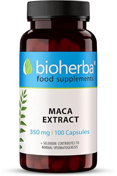 bioherba Maca(Matcha tozu) extract+Selenium(Selenyum) 350 mg 100 caps