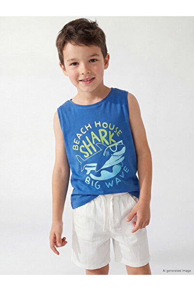 LC Waikiki Esvab • Modern & Distinctive Zero Roba Collar Baby Shark Printed B...