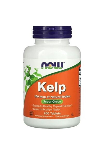 Now Foods Kelp Iodine Greens & Superfoods 150 Mcg 200 Tablets