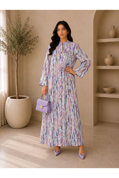 ROGINA Women's Jalabiya with a Modern and Flowy Design, Made of 100% Cotton.
