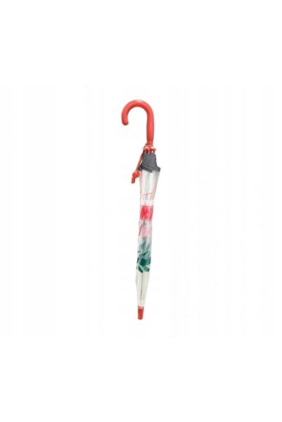 NO BRAND Umbrelă transparentă pentru copii Smati cu fluier flamingo