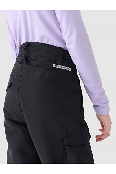 4F Pantaloni de snowboard pentru copii FNK F663 negru intens 140