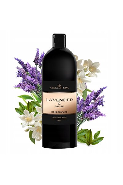 NO BRAND Rezervă de parfum lavandă și mentă pentru difuzor cu bețișoare, 750ml
