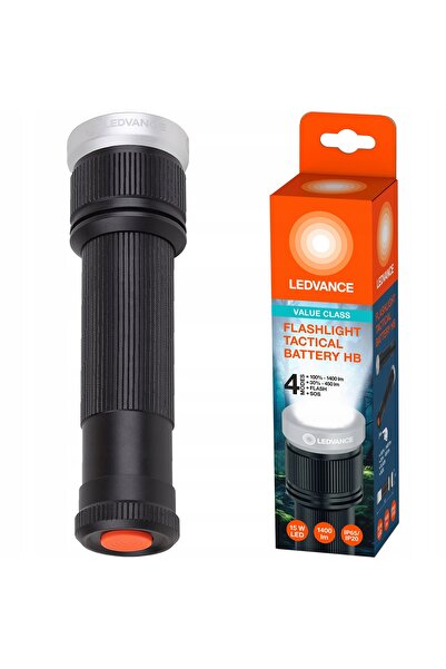NO BRAND Lanterna tactică LED 1400lm, cu 3 baterii AAA, IP65, cu zoom, LEDVANCE