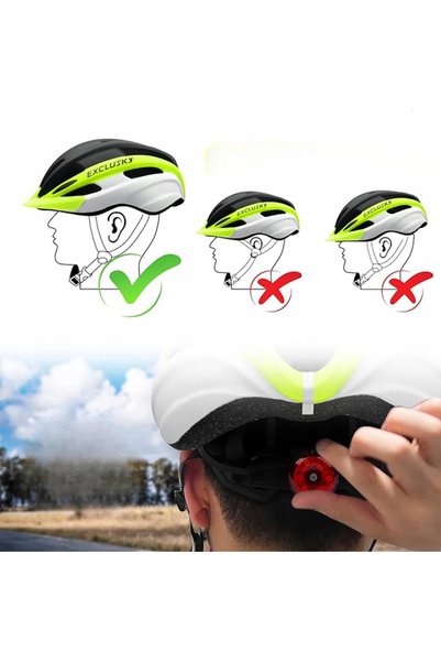 NO BRAND EXCLUSKY Cască de ciclism urban cu vizor, ușoară, confortabilă, ajus...
