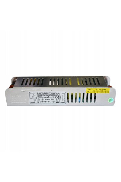 NO BRAND Sursă de alimentare LED cu transformator de 100 W, IP20, 12 V