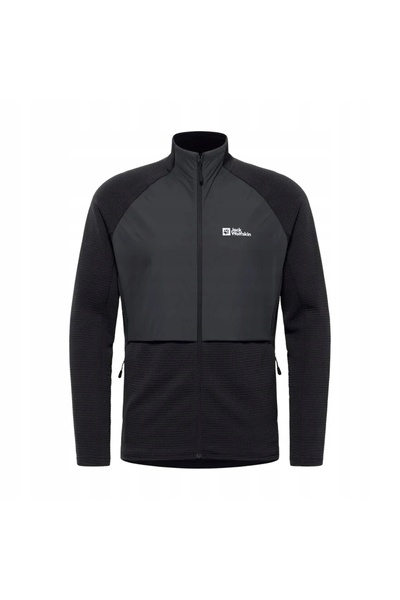Jack Wolfskin Hanorac din fleece pentru bărbați Dormer negru L