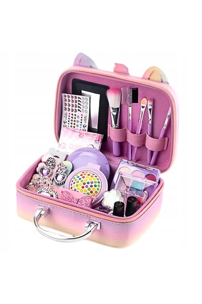 NO BRAND Geantă cosmetică, Set de machiaj XXL, Cadou SPA, Unicorn