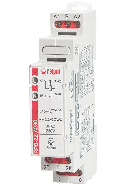 RELPOL Releu RPB-2Z-A230 2Z 230VAC 864386
