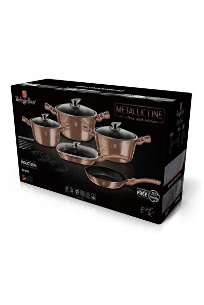 Berlinger Haus SET COMPLET DE OALE 11EL. Garnitură de gătit cu inducție și gaz