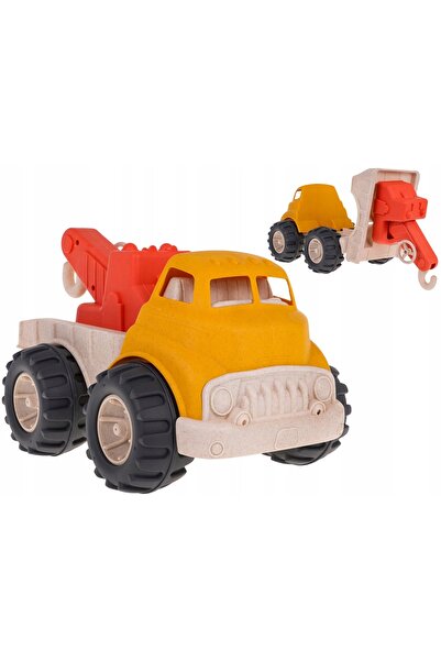 Ramiz Vehicul de construcții ecologic, macara din eco-plastic + piese mobile