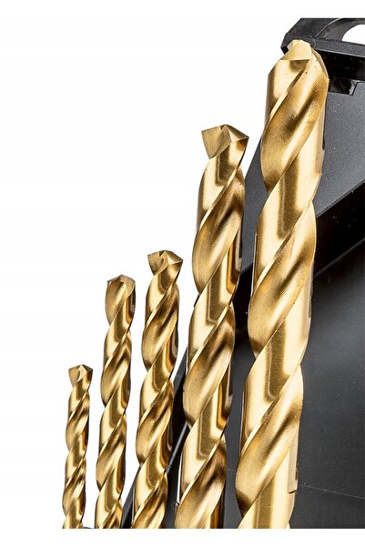 NEO Tools Burghie pentru metal HSS-TiN 4.0 - 10mm set 5 bucăți