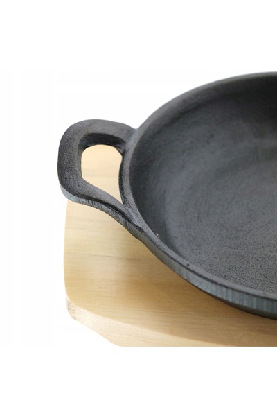 MPLCO TIGAIE DIN FONTĂ MINI 15 CM CU SUPORT DE SERVIRE
