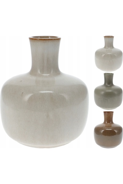 NO BRAND Vază ceramică EarthTone 20cm