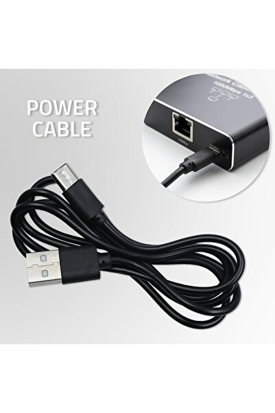 Qoltec Splitter Ethernet mini SWITCH 1x4 RJ45 |   1000Mb/s |   USB-C |