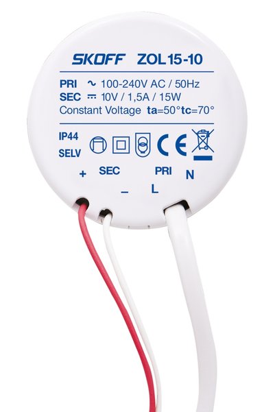 NO BRAND Sursă de alimentare LED SKOFF ZOL15-10 10V 15W 1.5A aprobată.
