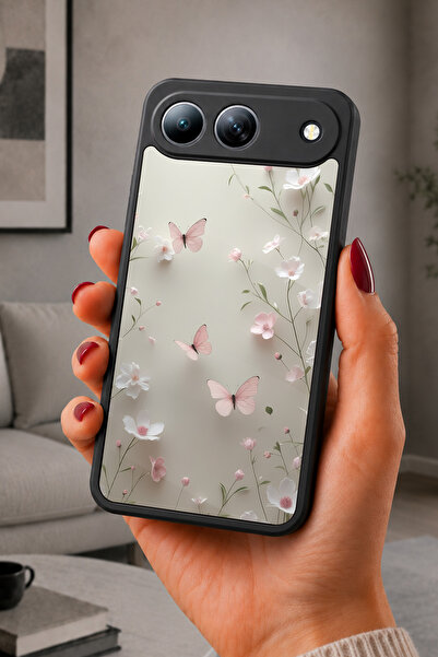 TECNO Spark 40 5G Uyumlu Çiçekler Desenli Kamera Korumalı Darbelere Dayanıklı...