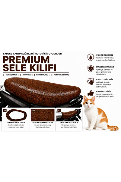 beneficio Kuba NewCity 50 Premium Kahverengi Suni Deri Sele Kılıfı Su Geçirme...
