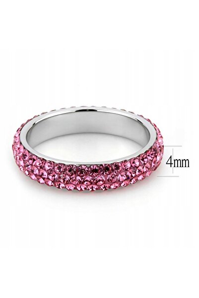 NO BRAND Inel de logodnă LUXURY PINK, mărimea 16