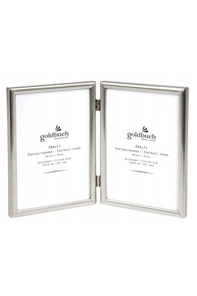 Goldbuch O ramă elegantă pentru două fotografii în format 13x18, din metal ar...