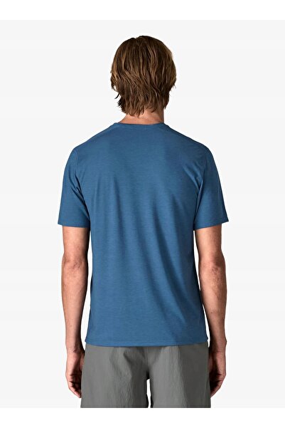 Patagonia Tricou bărbătesc, șapcă cool pentru drumeții, albastru acvatic, M