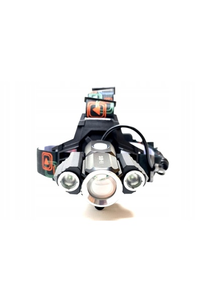 NO BRAND 3X LED 6W ZOOM LAMPĂ FAȚĂ DE BICICLETĂ TS6 3W