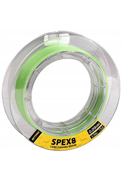 NO BRAND Fir de pescuit SPEX8 verde lime 150m-0.15mm