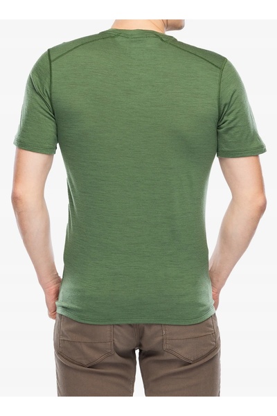 NO BRAND Tricou merino Smartwool cu mânecă scurtă, ambalat în cutie - verde f...