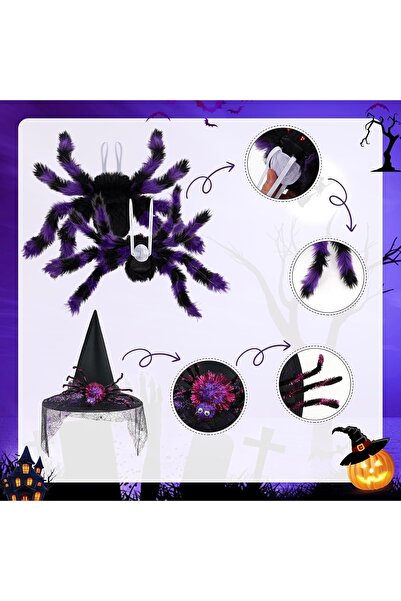 NO BRAND Costum de păianjen de Halloween pentru fete cu piciorușe tutu și ari...