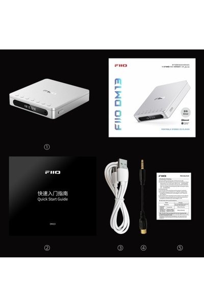 FiiO DM13 PLAYER CD PORTABIL AMPLIFICATOR CĂȘTI BLUETOOTH DISCMAN