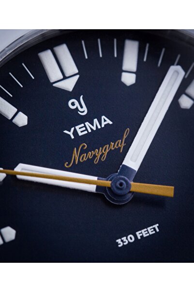 YEMA Navygraf Marine Nationale Femme SET Yema-YMHFMN34-GM Ceas de damă