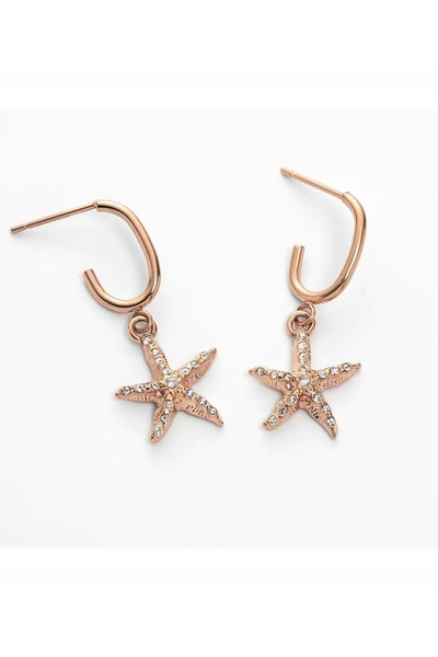 NO BRAND Cercei Paul Hewitt tip cerc Sea Star, aur roz