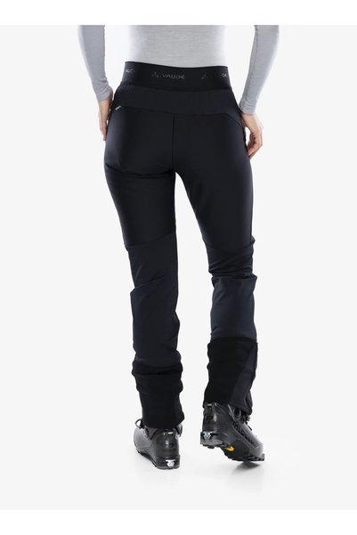 NO BRAND Pantaloni softshell damă Vaude Larice Core - negru 40 (M)