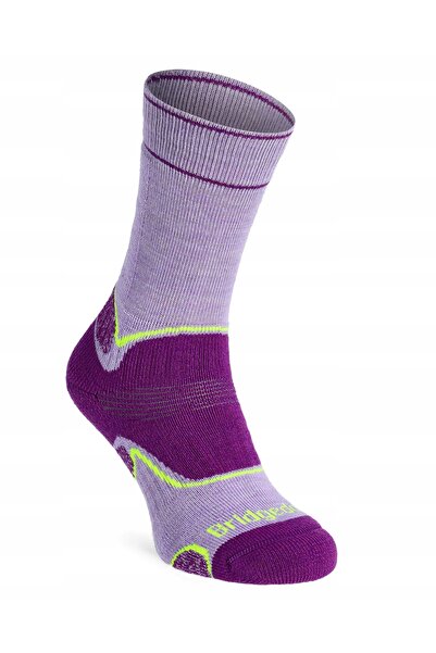 NO BRAND Șosete de damă Bridgedale Hike MW Merino Perf B Patrn lila/violet 35-37
