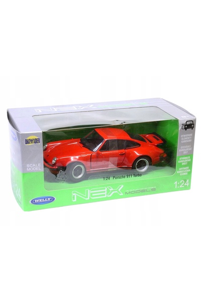 WELLY Model auto metalic Porsche 911 Turbo 3.0 din 1974, scară 1:24