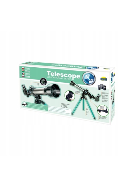 Dromader Kit educațional de telescop astronomic cu lunetă