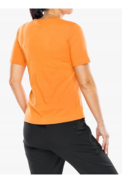 NO BRAND Tricou pentru femei Craghoppers Ally S/S – portocaliu nectar cu palm...