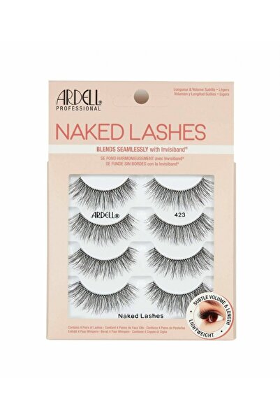NO BRAND Gene false pe bandă Naked Lashes 423 Ardell pachet de 4