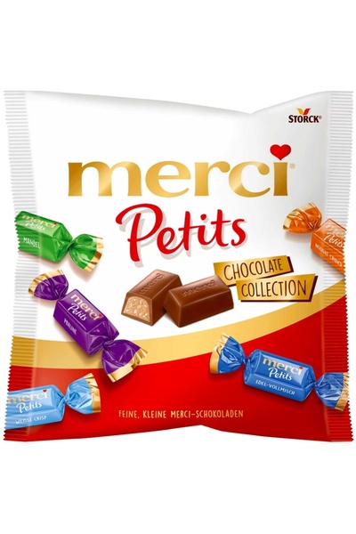NO BRAND Merci Petis Ciocolată Crocantă cu Lapte, Colecția de Bomboane |   12...