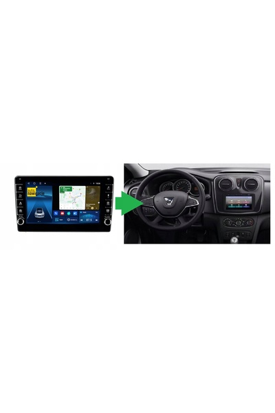 NO BRAND RADIO CU NAVIGAȚIE GPS DACIA DOKKER 2012-2016 ANDROID