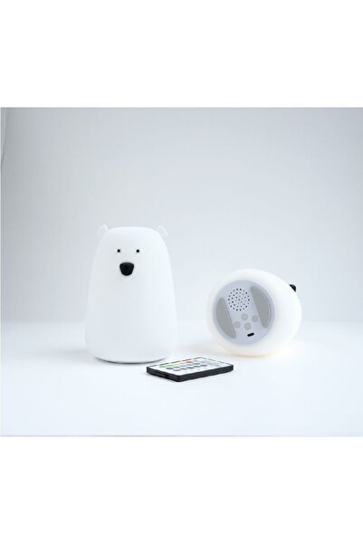 NO BRAND Rabbit & Friends: Lampă mare din silicon în formă de urs cu difuzor,...