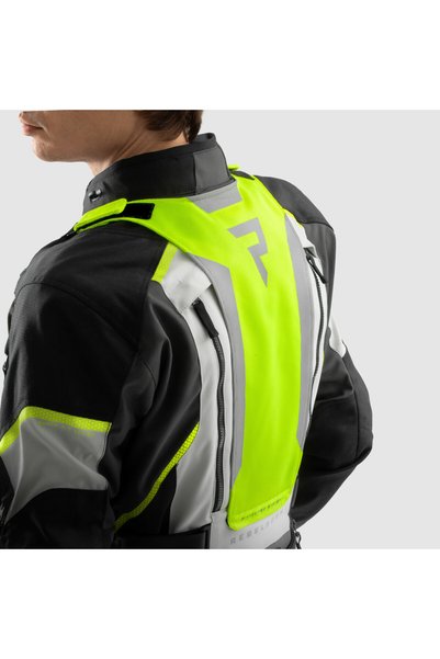 NO BRAND Jachetă Textilă Rebelhorn Hardy 3.0 Negru/Gri/Galben Fluorescent [Mă...