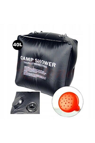 NO BRAND Cort de duș CAMPOUT cu WC + solar 40L