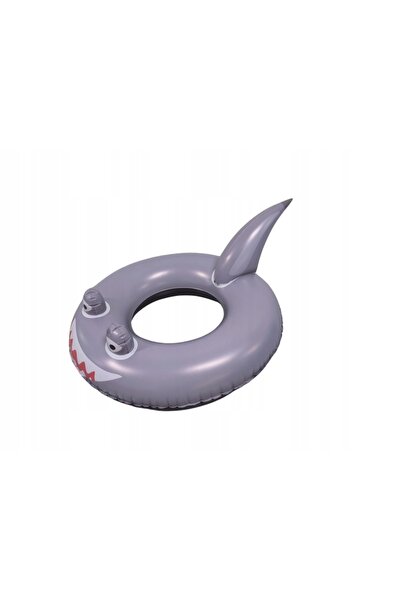 NO BRAND The Swim Essentials: cerc gonflabil pentru înot, 55 cm, Grey Shark